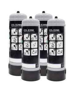 CO2 Sparkling Water Cylinders 1200g - Pack of 4