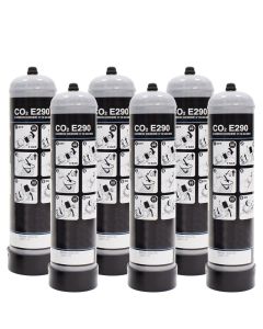 CO2 Sparkling Water Cylinders 600g - Pack of 6