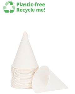 200 4oz Bio-Degradable and Compostable Paper cones