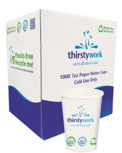 7oz Recyclable Paper Cups Box 1000